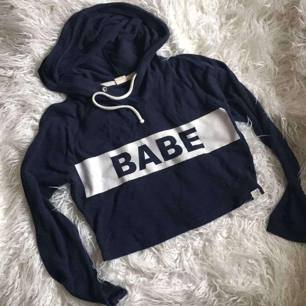 BABE Crop Hoodie